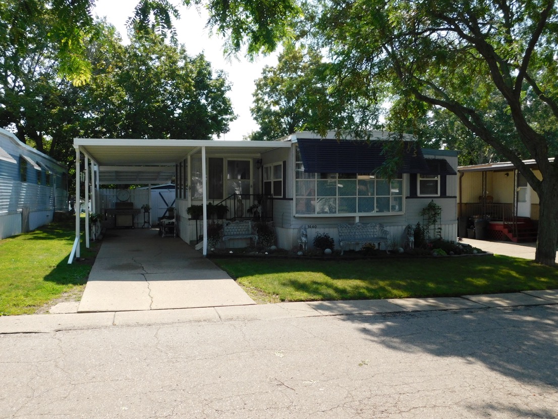 Building exterior of a residential facility