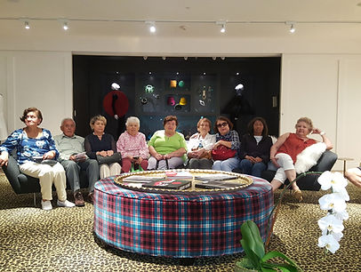 Group of residents sitting in a common area