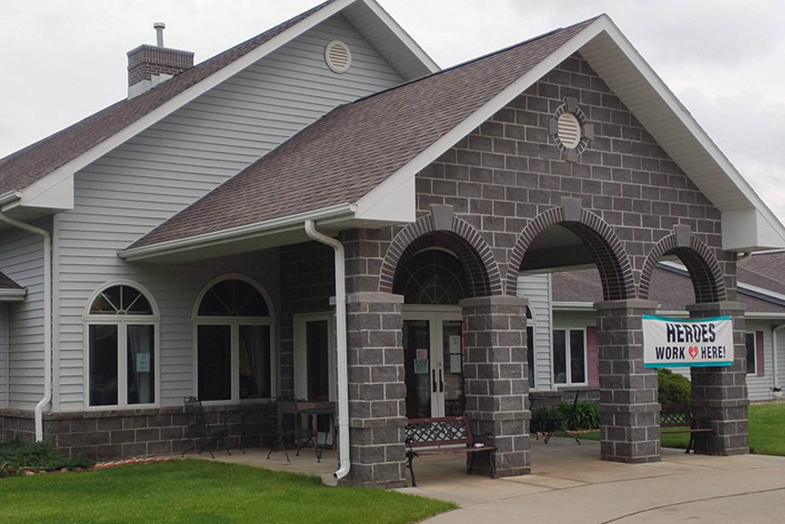Exterior view of the facility entrance.