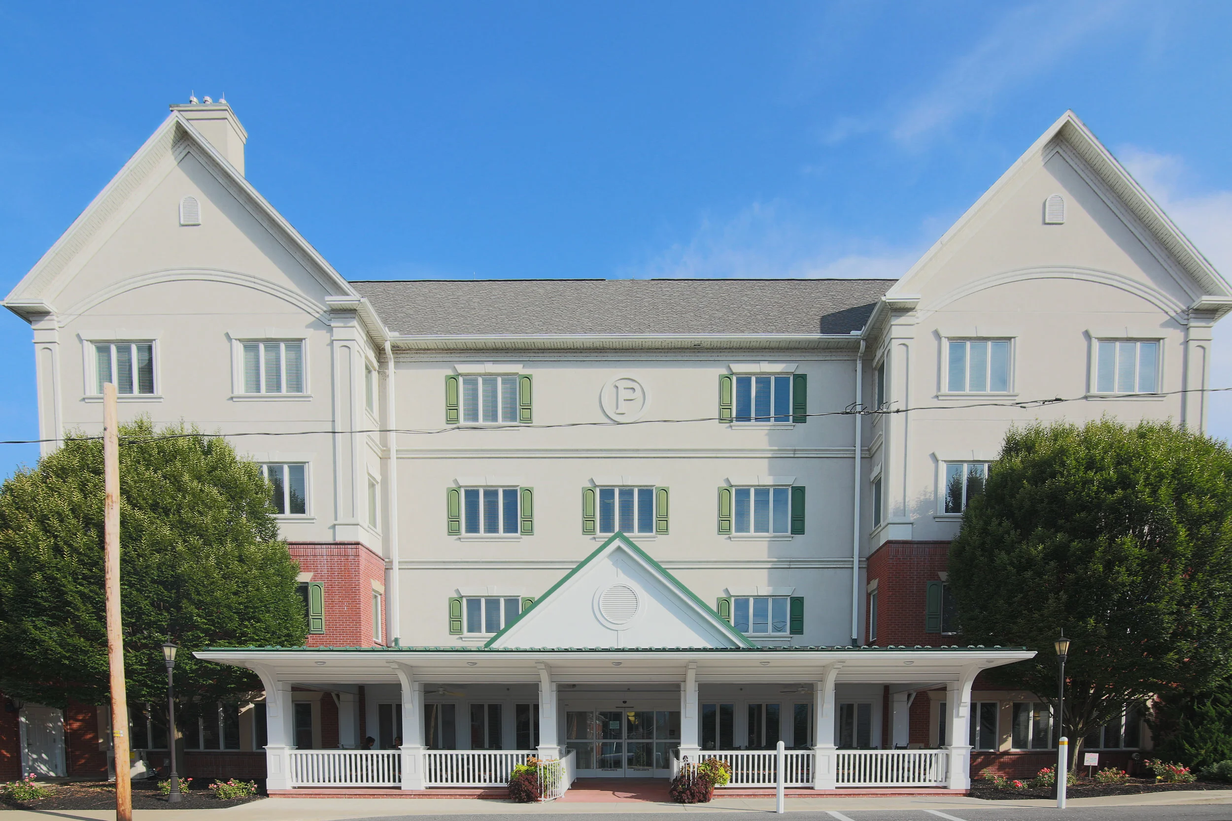 Exterior view of the Polk Personal Care Center building.