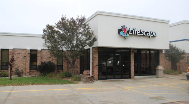 Exterior view of the LifeScape facility.