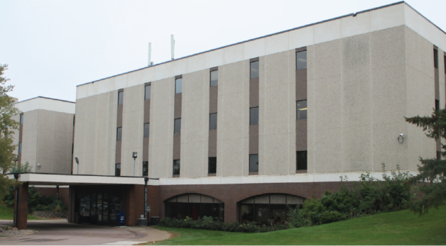 Exterior view of the facility building.