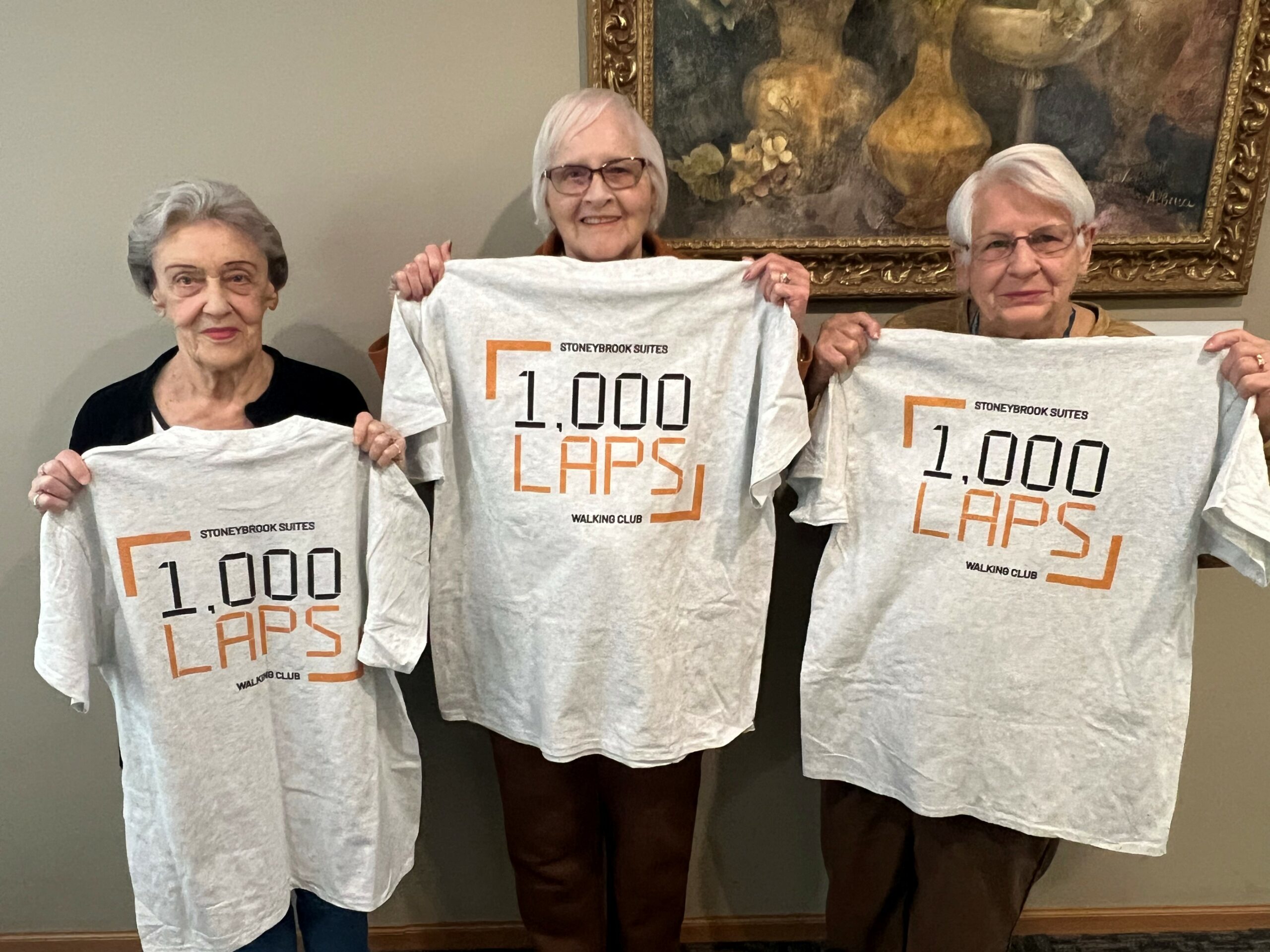 Residents participating in the 1,000 Laps challenge