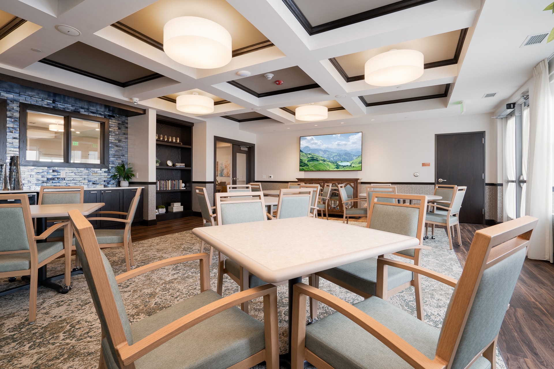 Welcoming common area with comfortable seating