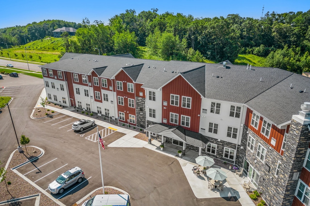 Exterior view of Caretta Senior Living Bellevue