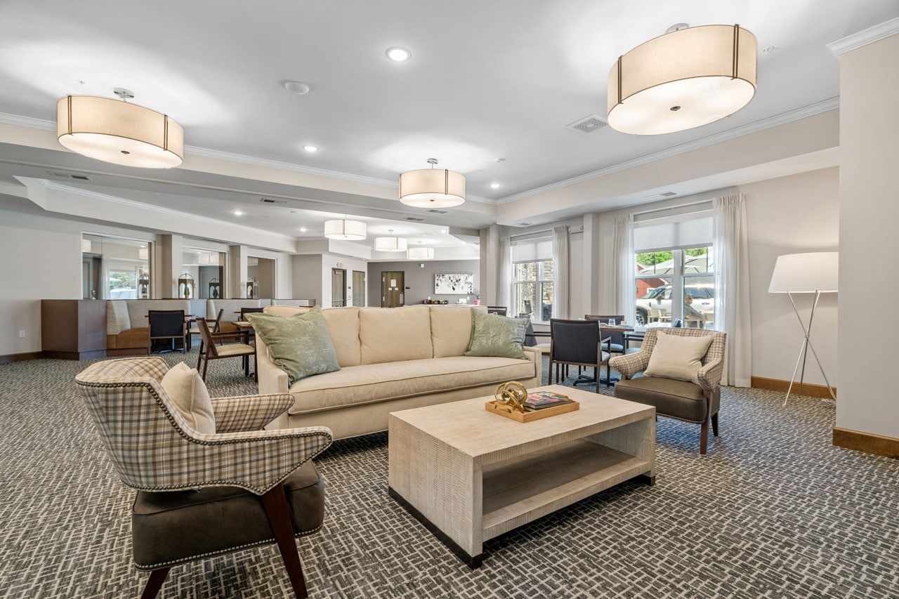 Cozy common area with comfortable seating