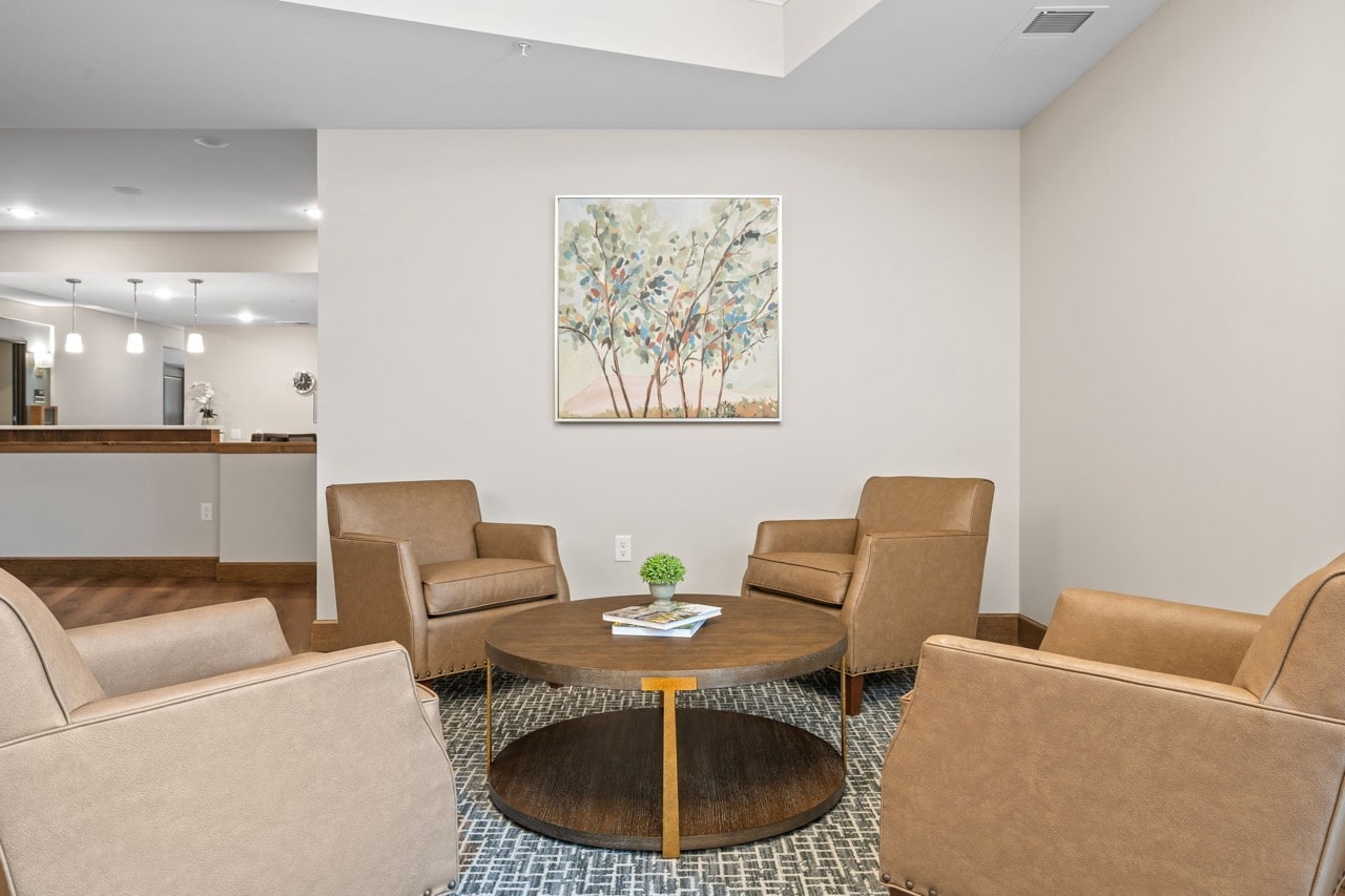 Cozy common area with comfortable seating