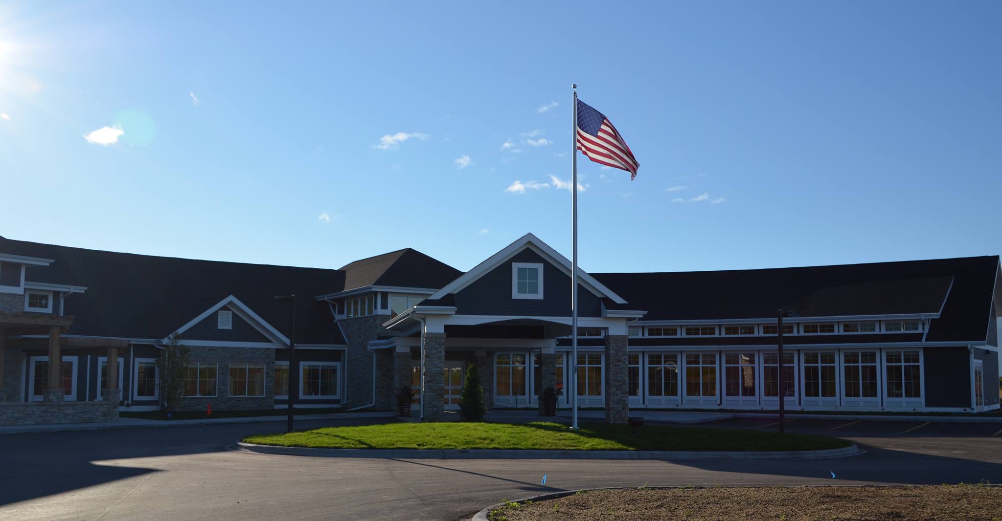 Exterior view of Sheboygan Senior Community building